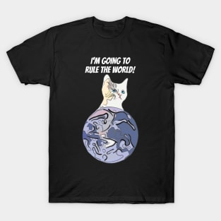 Cat Rules the World T-Shirt